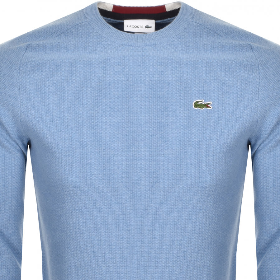 Alternative Image for ProductLacoste Crew Neck Knit Jumper Blue2